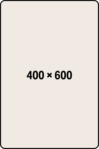 400 by 600 pixels placeholder image